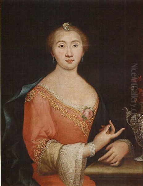 Ritratto Femminile Oil Painting by Pietro Longhi