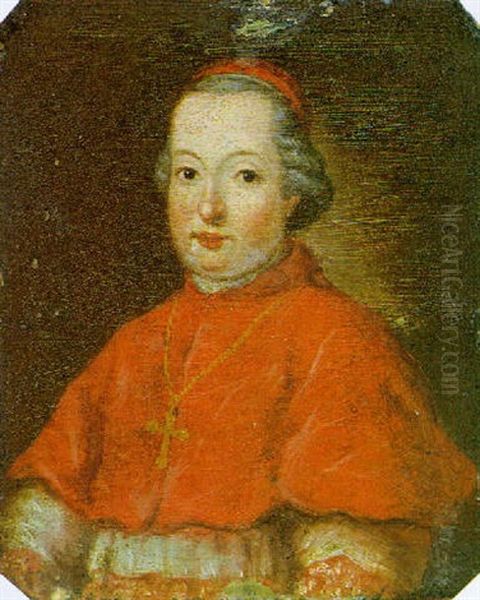 Ritratto Di Cardinale Veneziano Oil Painting by Pietro Longhi