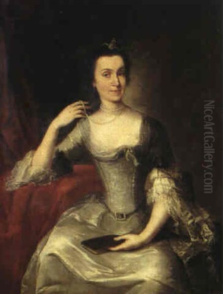 Portratt Av Elizabeth Barry Oil Painting by Pietro Longhi