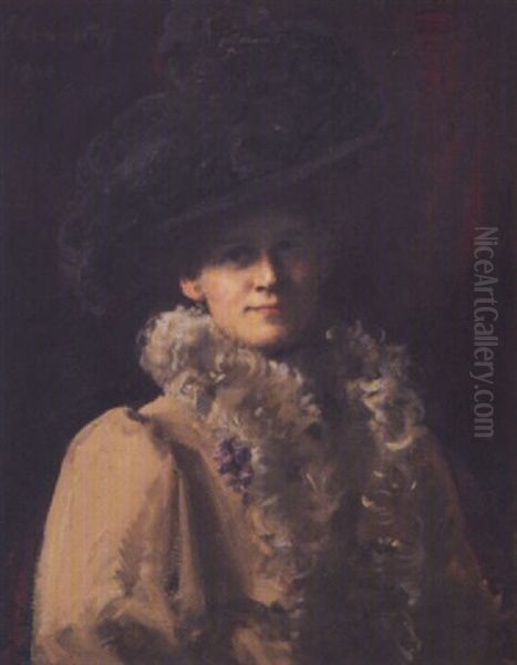 Miss Suzanne Hay Oil Painting by Sir John Longstaff