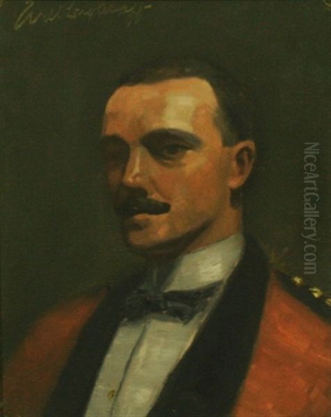 Portrait Of An Officer by William Francis (Will) Longstaff