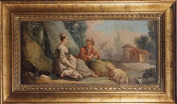 Pastorale Oil Painting by Carle van Loo