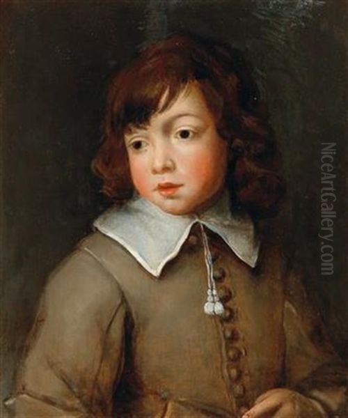 Portrait Of A Boy Oil Painting by Jakob van Loo