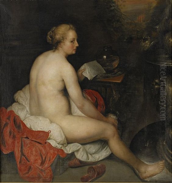 Bethsabee Oil Painting by Jakob van Loo