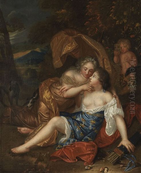 Diana Und Kallisto Oil Painting by Jakob van Loo