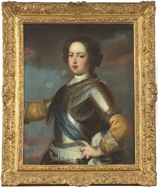 Portrait Du Jeune Louis Xv, Roi De France Oil Painting by Jean-Baptiste van Loo