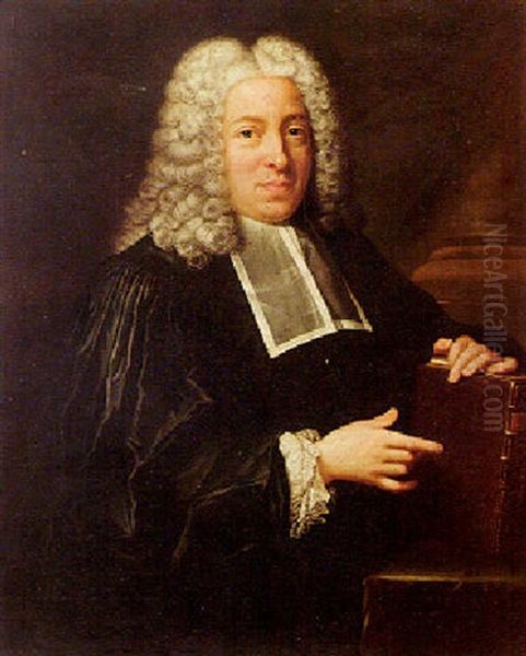 Portrait Of A Lawyer Oil Painting by Jean-Baptiste van Loo