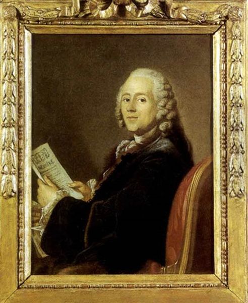 Portrait De Nicolas Vernier, Conseiller Au Grand Conseil Oil Painting by Louis Michel van Loo