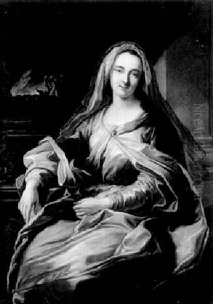 Vestale Oil Painting by Louis Michel van Loo