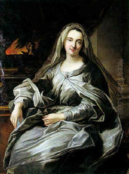 Vestale Oil Painting by Louis Michel van Loo