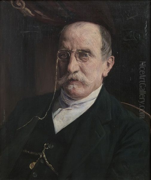 Retrato Del Escritor Eduardo Lopez Bago by Ricardo Lopez Cabrera