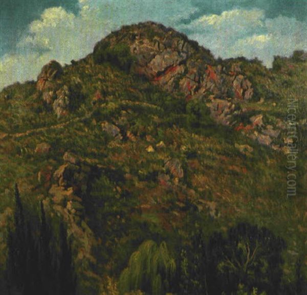 Paisaje De La Sierra De Cordoba, Argentina Oil Painting by Ricardo Lopez Cabrera