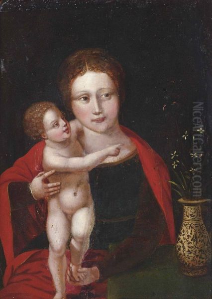 The Virgin And Child Oil Painting by Ambrosius Benson