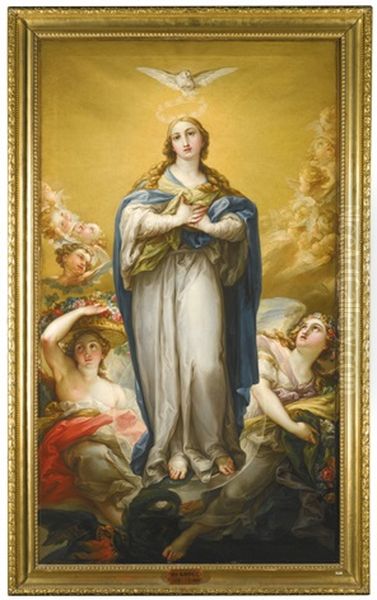 The Virgin Of The Immaculate Conception by Vicente Lopez y Portana