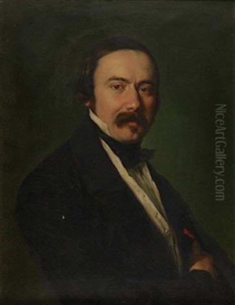 Retrato De Caballero Oil Painting by Vicente Lopez y Portana