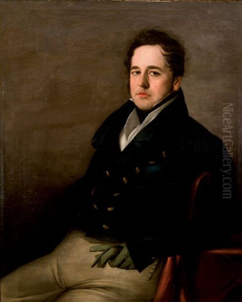 Retrato De Don Manuel Camacho Oil Painting by Vicente Lopez y Portana