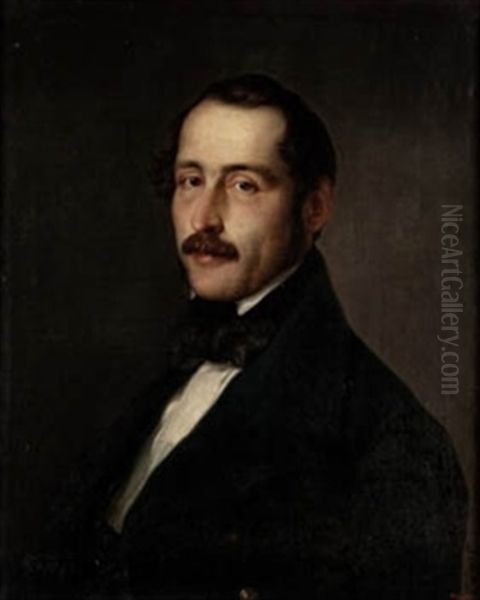 Retrato De Caballero Oil Painting by Vicente Lopez y Portana