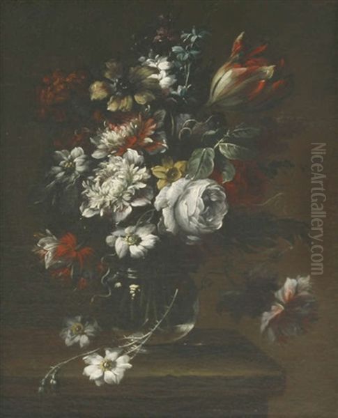 Gasparo Lopez (italian, 1650-1732) Oil Painting by Gasparo Lopez