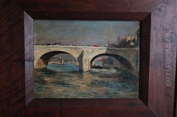 Pont De Paris Au Soleil by Gabriel Loppe