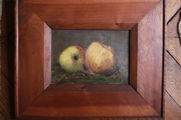 Nature Morte Aux Pommes Oil Painting by Gabriel Loppe