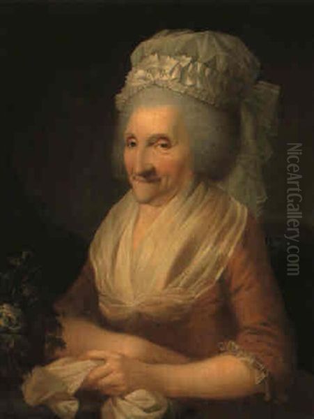 Portrat Af Ingeborg Brinck-seidelin Oil Painting by Christian August Lorentzen