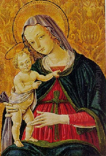 Madonna And Child Oil Painting by Fiorenzo di Lorenzo