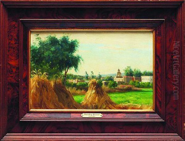 Paisaje Mexicano (vista De Hacienda) Oil Painting by Townley Benson