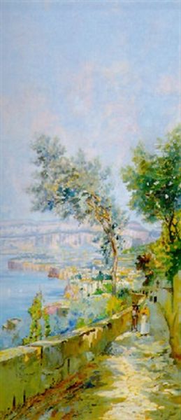 Verso Sorrento Oil Painting by Vincenzo Loria