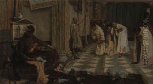 The Favourites Of The Emperor Honorius Oil Painting by John Henry Lorimer