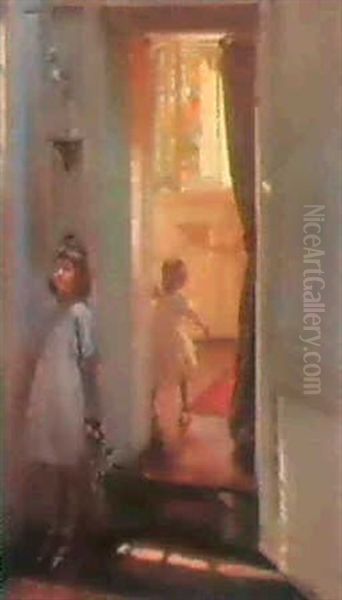 The Doorway Oil Painting by John Henry Lorimer