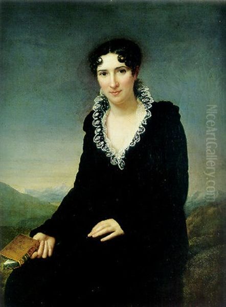 Portrait De Madame Desmarest by Henriette Lorimier