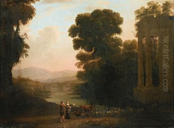 Paysage D'italie Oil Painting by Claude Lorrain