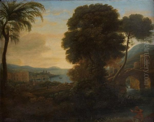 Paysage Anime Oil Painting by Claude Lorrain