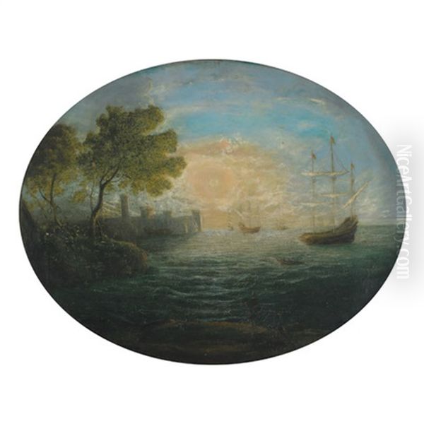 Sea Piece (coast Scene) Oil Painting by Claude Lorrain