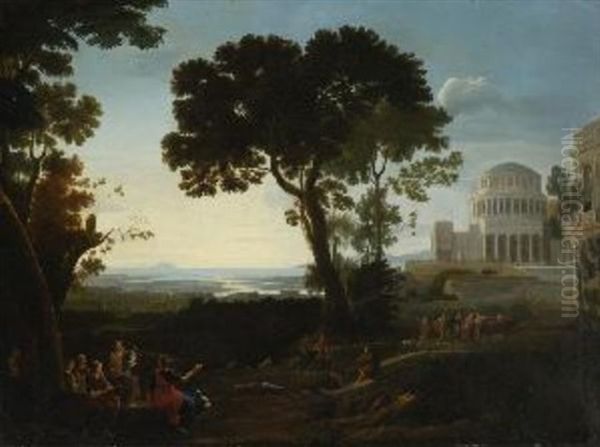 Auf Dem Weg Nach Delphi Oil Painting by Claude Lorrain