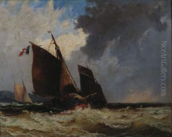 Marine Oil Painting by L. Bentalbole