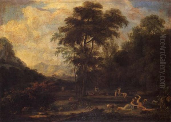 Paesaggio Bucolico Oil Painting by Claude Lorrain