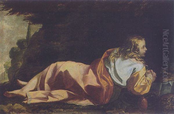 The Penitent Magdalen Oil Painting by Claude Lorrain