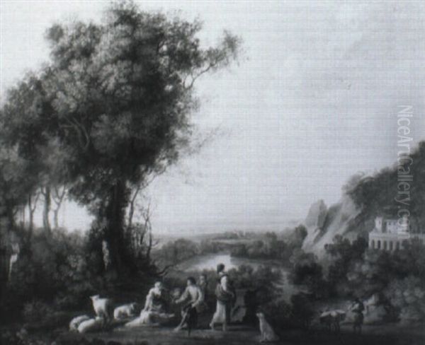 The Finding Of Moses Oil Painting by Claude Lorrain