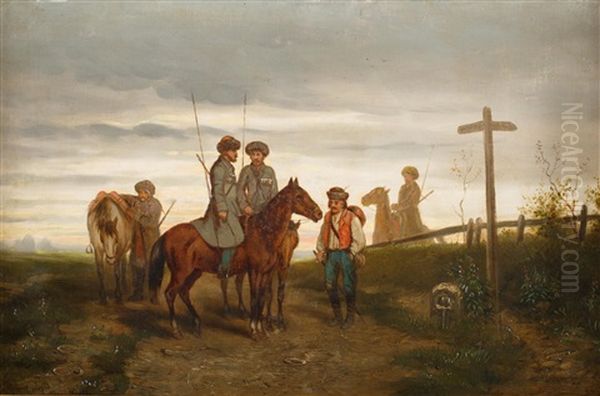 Na Rozstajach Oil Painting by Waldemar Los