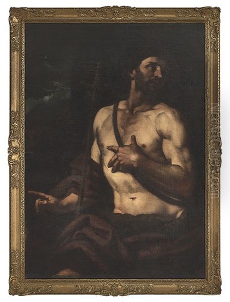 St. John The Baptist Oil Painting by Johann Carl Loth