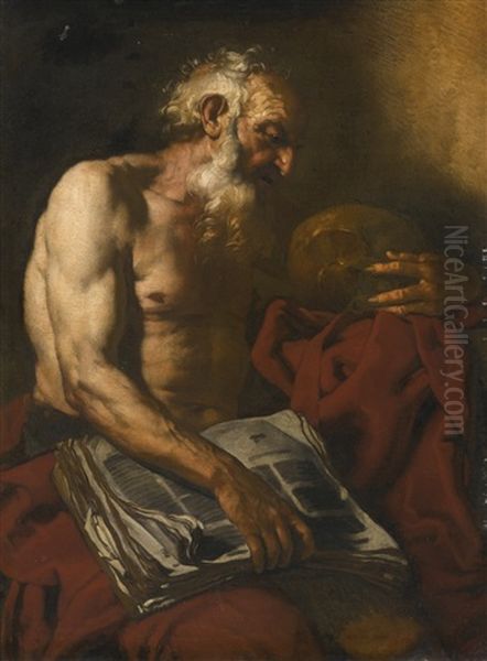 Saint Jerome by Johann Carl Loth