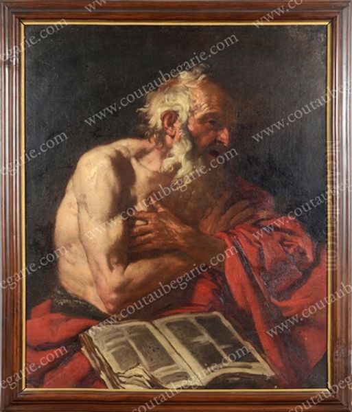 Saint Jerome Oil Painting by Johann Carl Loth