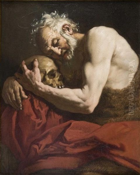 San Girolamo Oil Painting by Johann Carl Loth