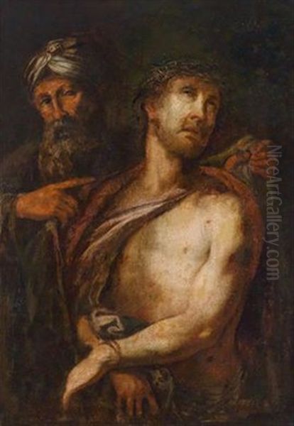 Ecce Homo Oil Painting by Johann Carl Loth