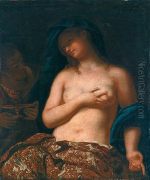 Artemisia Wird Die Asche Ihres Gatten Mausolos Gereicht Oil Painting by Johann Carl Loth