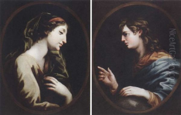 The Annunciation Oil Painting by Johann Carl Loth