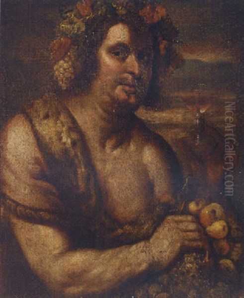 Bacchus Oil Painting by Johann Carl Loth