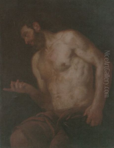 Diogenes Oil Painting by Johann Carl Loth