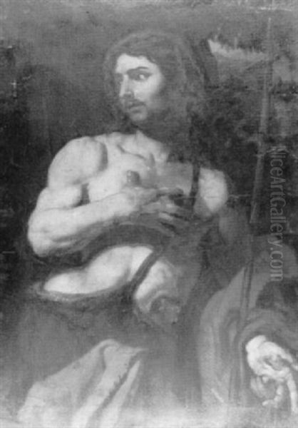 Saint John The Baptist Oil Painting by Johann Carl Loth